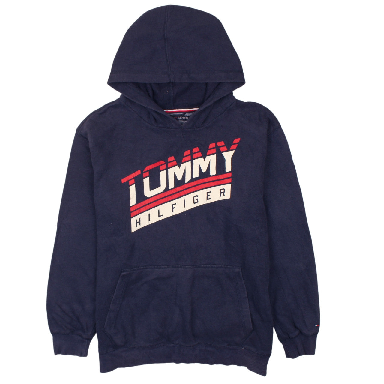 Mens UK Size XL Tommy Hilfiger Blue Pullover Hoodie