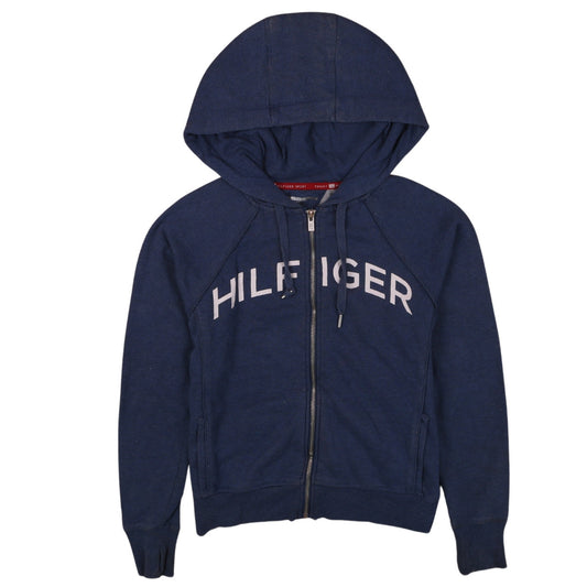 Mens UK Size XS Tommy Hilfiger Blue Full Zip Hoodie