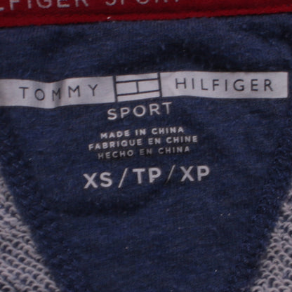 Mens UK Size XS Tommy Hilfiger Blue Full Zip Hoodie