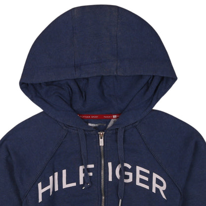Mens UK Size XS Tommy Hilfiger Blue Full Zip Hoodie