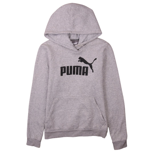Womens UK Size 10 PUMA Grey Pullover Hoodie