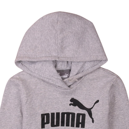 Womens UK Size 10 PUMA Grey Pullover Hoodie