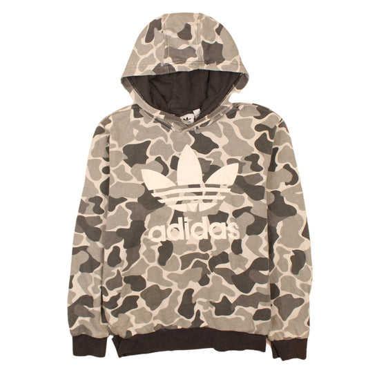 Teens UK Size L adidas Grey Pullover Hoodie