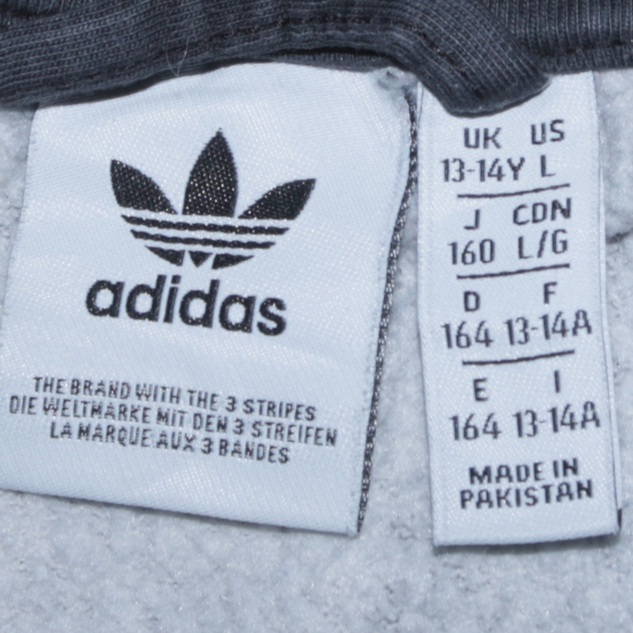 Teens UK Size L adidas Grey Pullover Hoodie