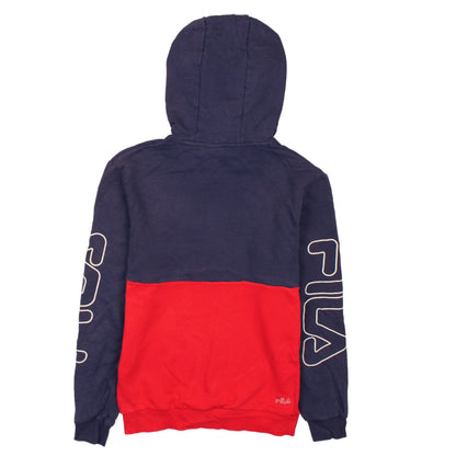 Mens UK Size XS FILA Blue Pullover Hoodie
