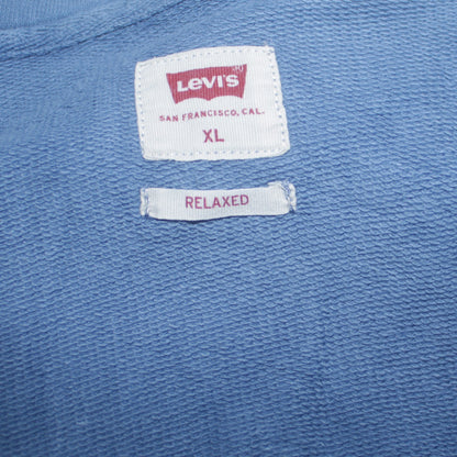 Mens UK Size XL Levi's Blue Full Zip Hoodie