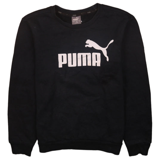 Mens UK Size XS PUMA Black Pullover Sweatshirt