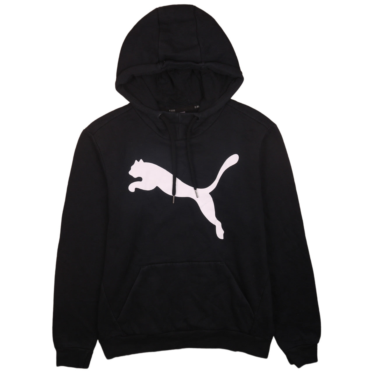 Mens UK Size S PUMA Black Pullover Hoodie