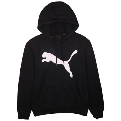 Mens UK Size S PUMA Black Pullover Hoodie