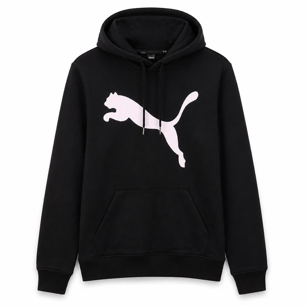 Mens UK Size S PUMA Black Pullover Hoodie