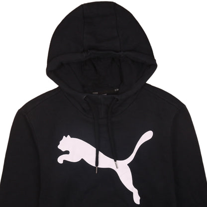 Mens UK Size S PUMA Black Pullover Hoodie