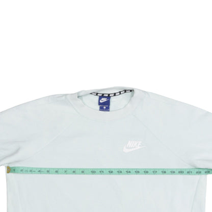 Womens UK Size L Nike Blue Pullover Sweatshirt