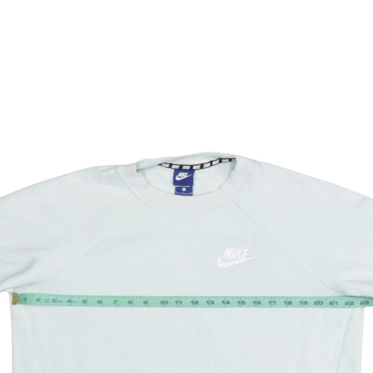 Womens UK Size L Nike Blue Pullover Sweatshirt