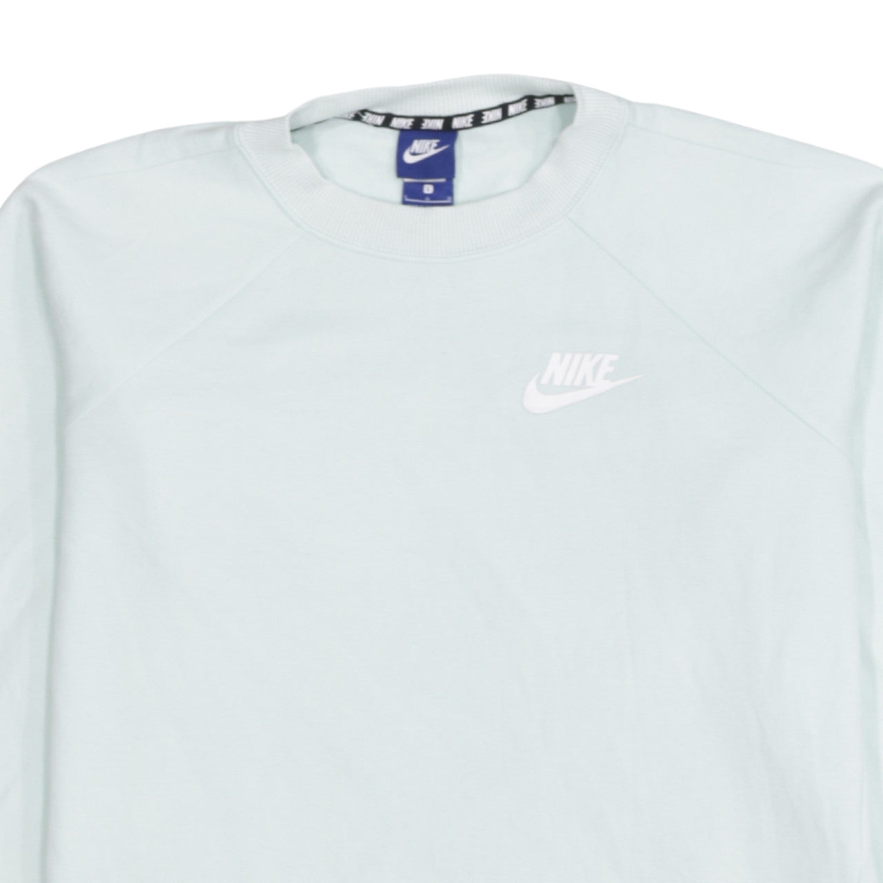 Womens UK Size L Nike Blue Pullover Sweatshirt