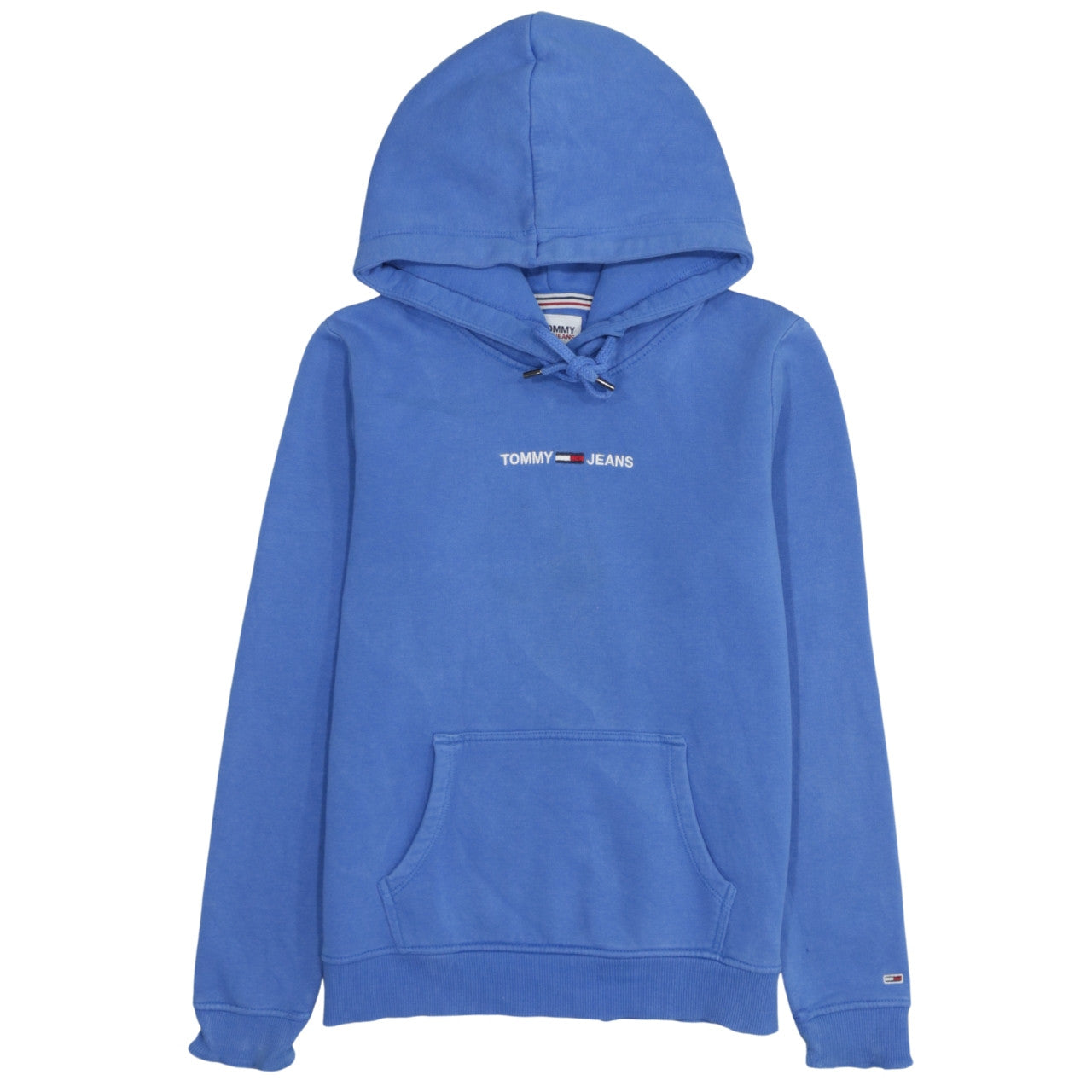 Mens UK Size XS Tommy Jeans Blue Pullover Hoodie