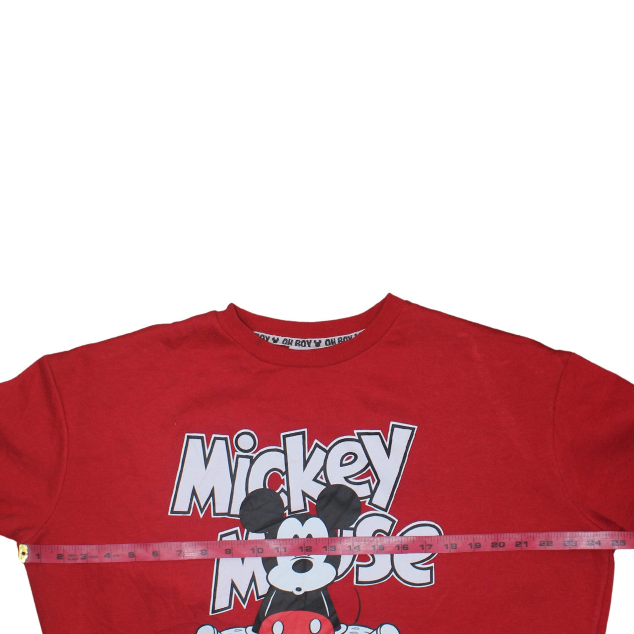 Womens UK Size 12/14 Disney Red Pullover Sweatshirt