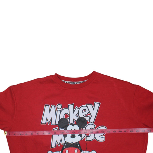 Womens UK Size 12/14 Disney Red Pullover Sweatshirt