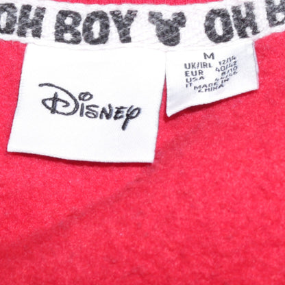 Womens UK Size 12/14 Disney Red Pullover Sweatshirt