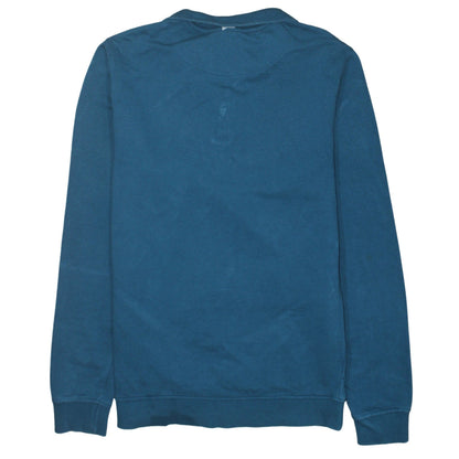 Mens UK Size S U.S. Polo Assn. Blue Henley Sweatshirt