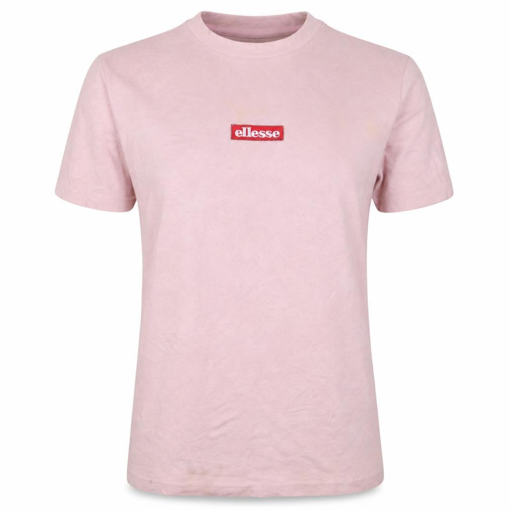 Womens UK Size 10 ellesse Pink Basic T-Shirt