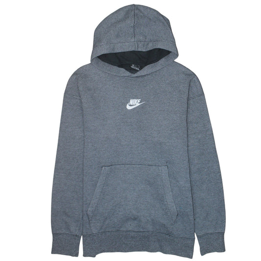 Mens UK Size M Nike Grey Pullover Hoodie