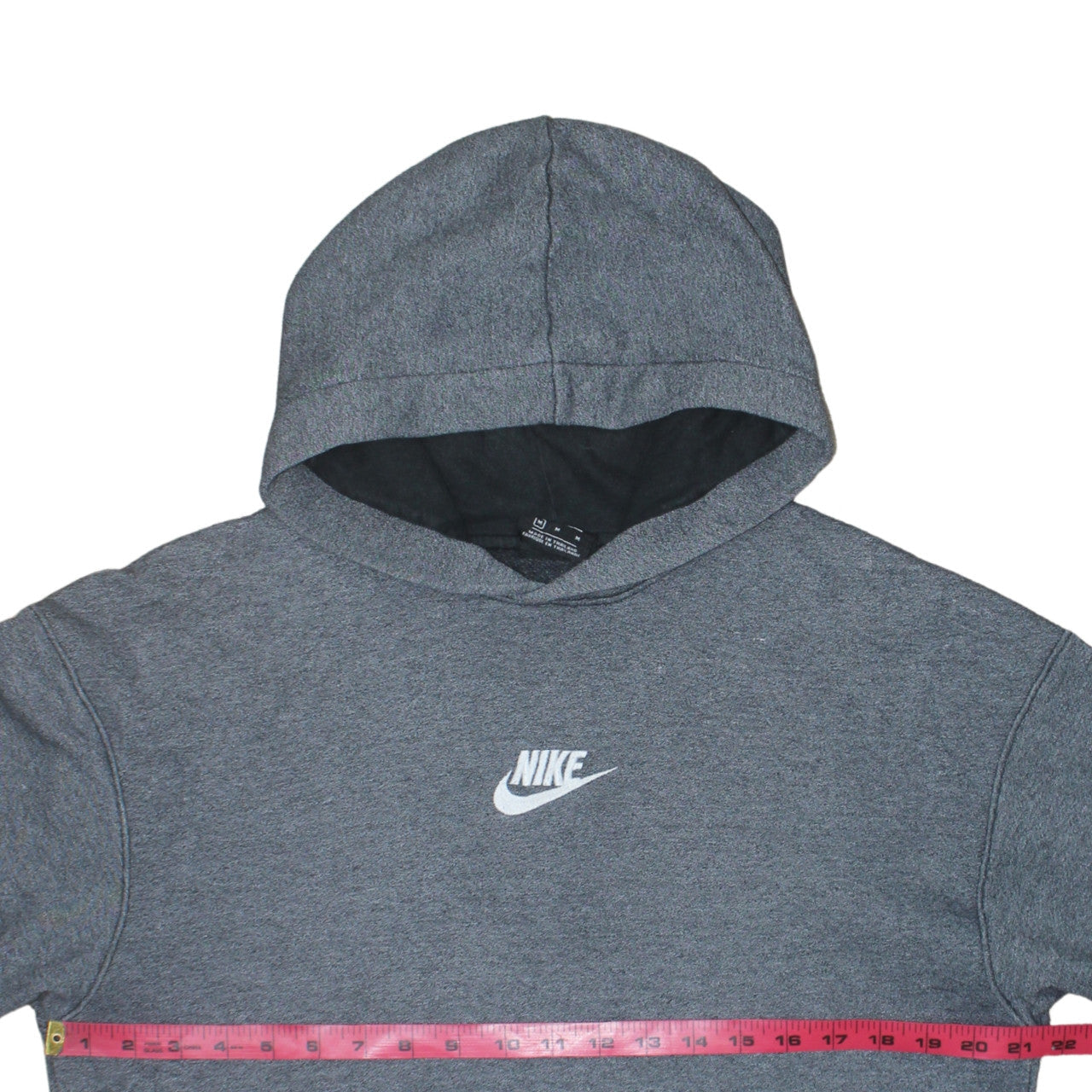 Mens UK Size M Nike Grey Pullover Hoodie