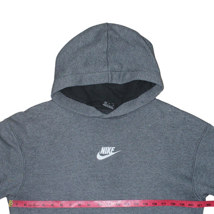 Mens UK Size M Nike Grey Pullover Hoodie