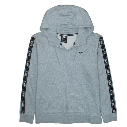 Mens UK Size S Nike Grey Full Zip Hoodie