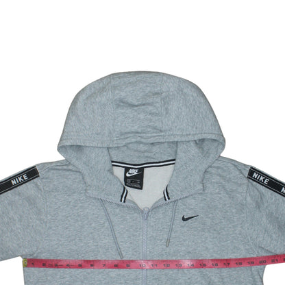 Mens UK Size S Nike Grey Full Zip Hoodie