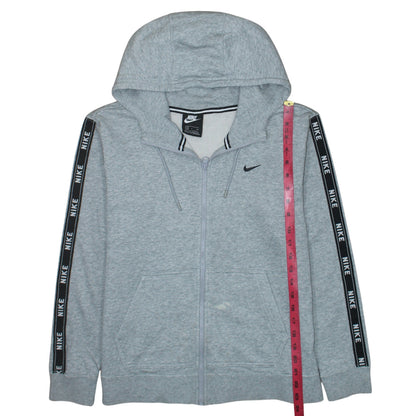 Mens UK Size S Nike Grey Full Zip Hoodie