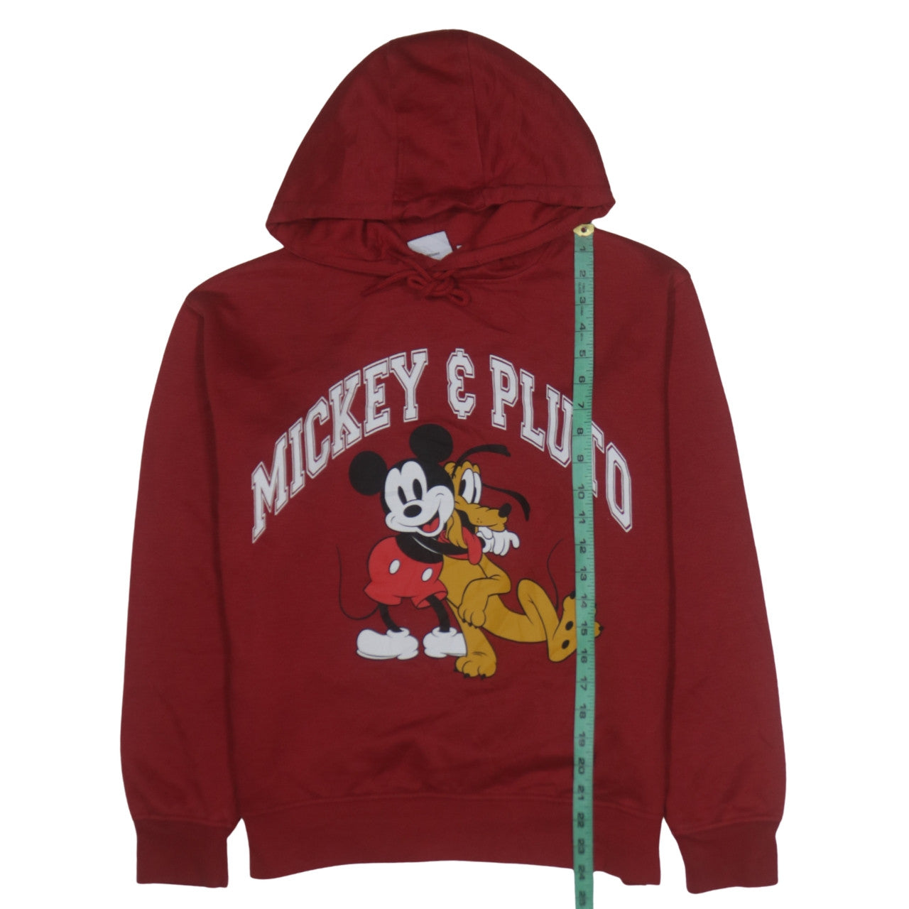 Womens UK Size S Disney Red Pullover Hoodie