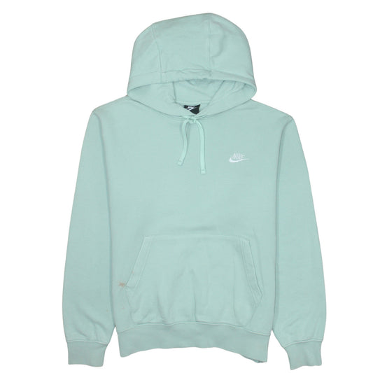 Womens UK Size S Nike Green Pullover Hoodie