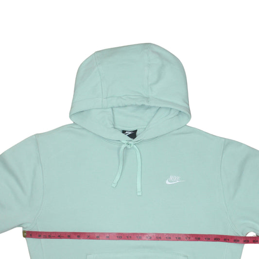 Womens UK Size S Nike Green Pullover Hoodie