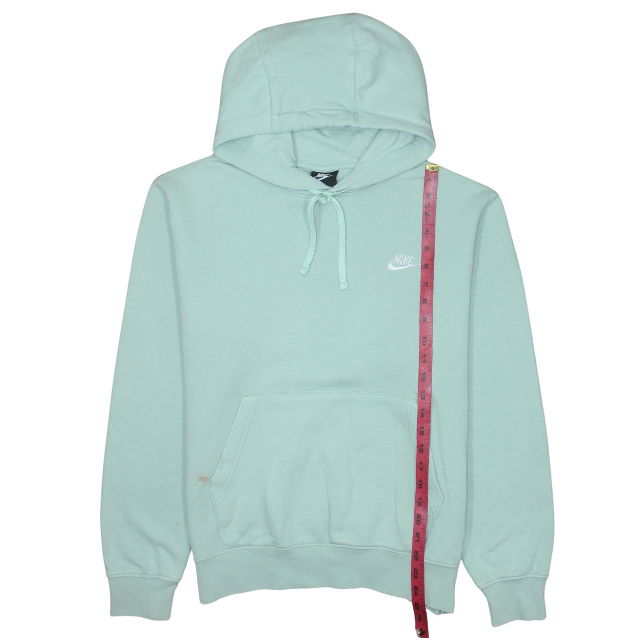 Womens UK Size S Nike Green Pullover Hoodie