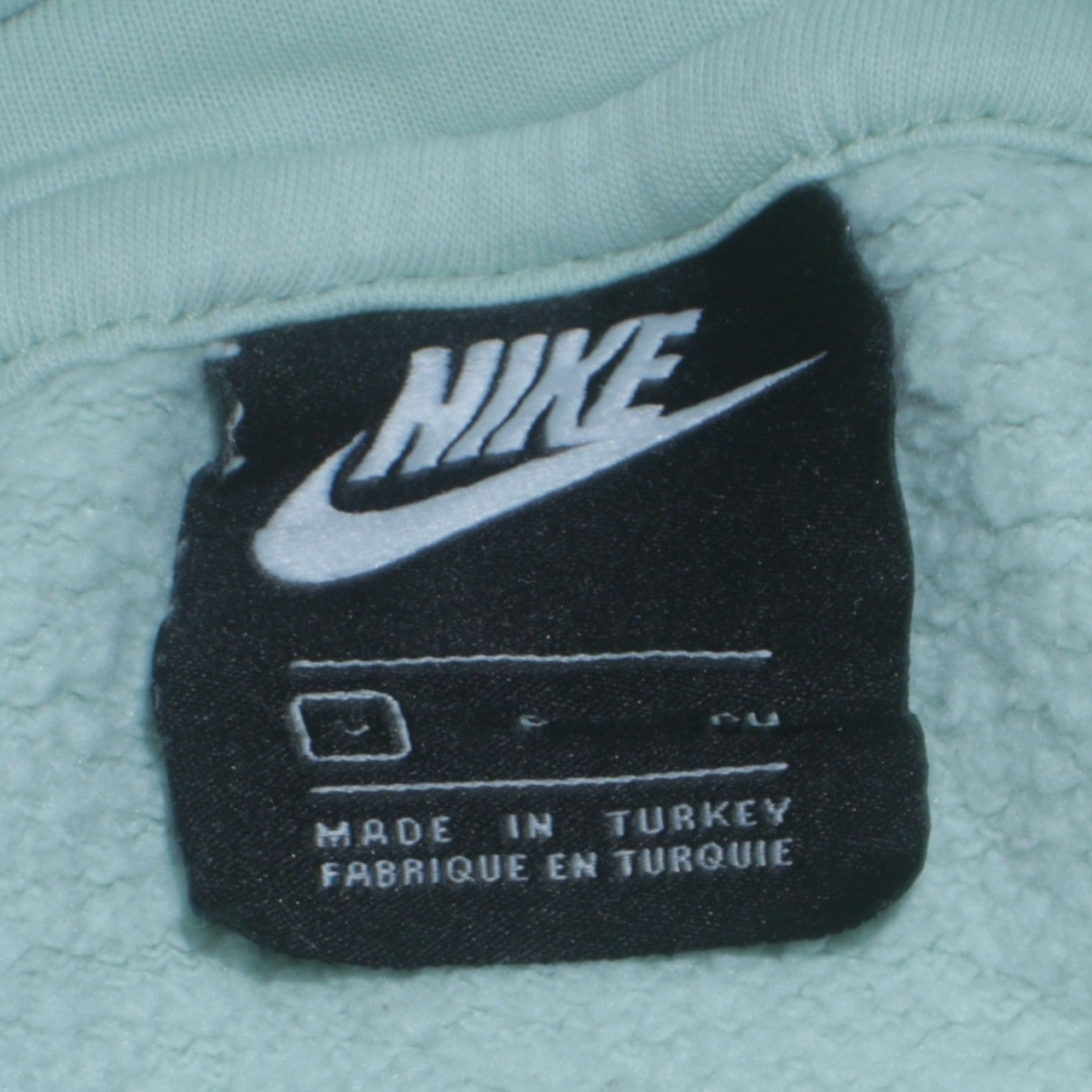 Womens UK Size S Nike Green Pullover Hoodie