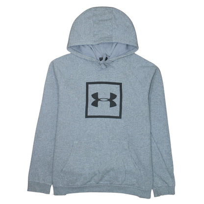Mens UK Size XL Under armour Grey Pullover Hoodie
