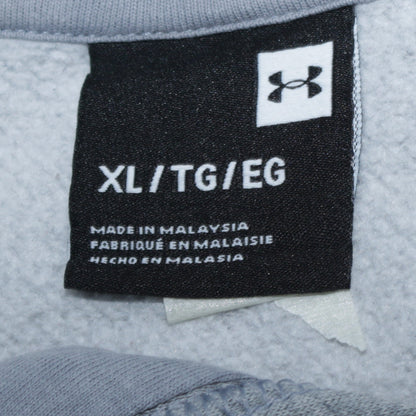 Mens UK Size XL Under armour Grey Pullover Hoodie