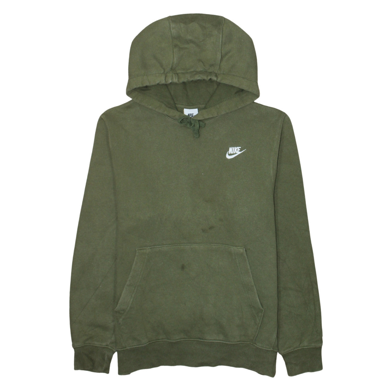 Mens UK Size S Nike Green Pullover Hoodie