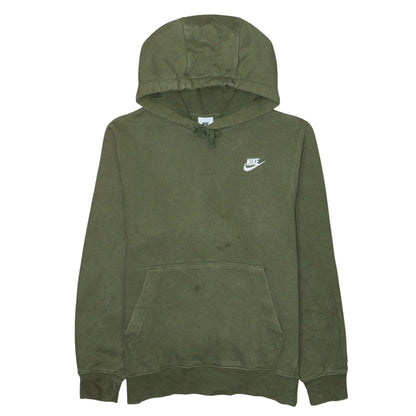 Mens UK Size S Nike Green Pullover Hoodie