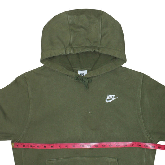 Mens UK Size S Nike Green Pullover Hoodie