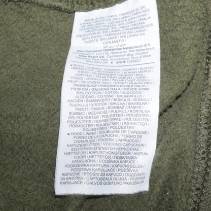 Mens UK Size S Nike Green Pullover Hoodie