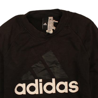 Womens UK Size M adidas Black Pullover Sweatshirt