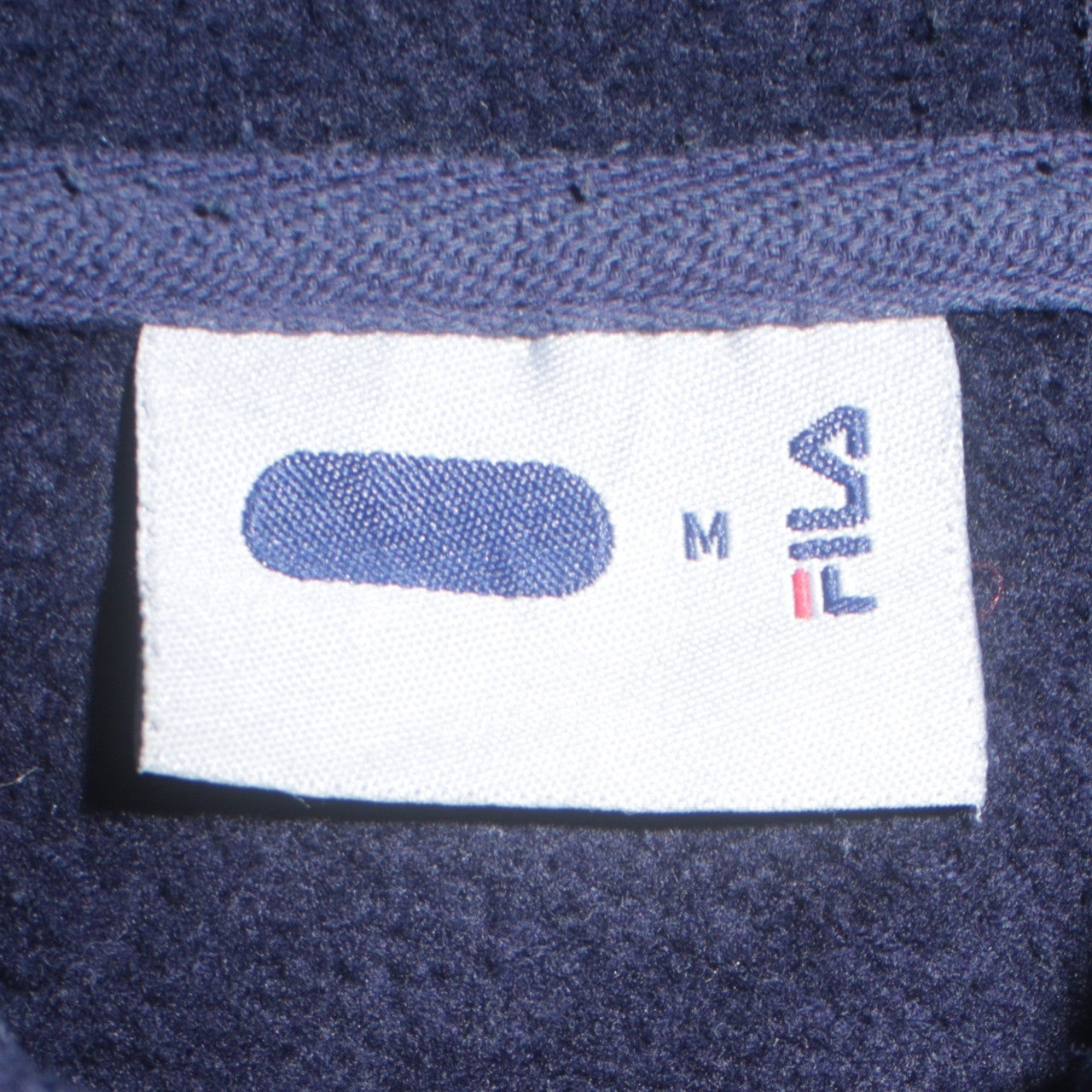 Mens UK Size M FILA Blue Full Zip Hoodie