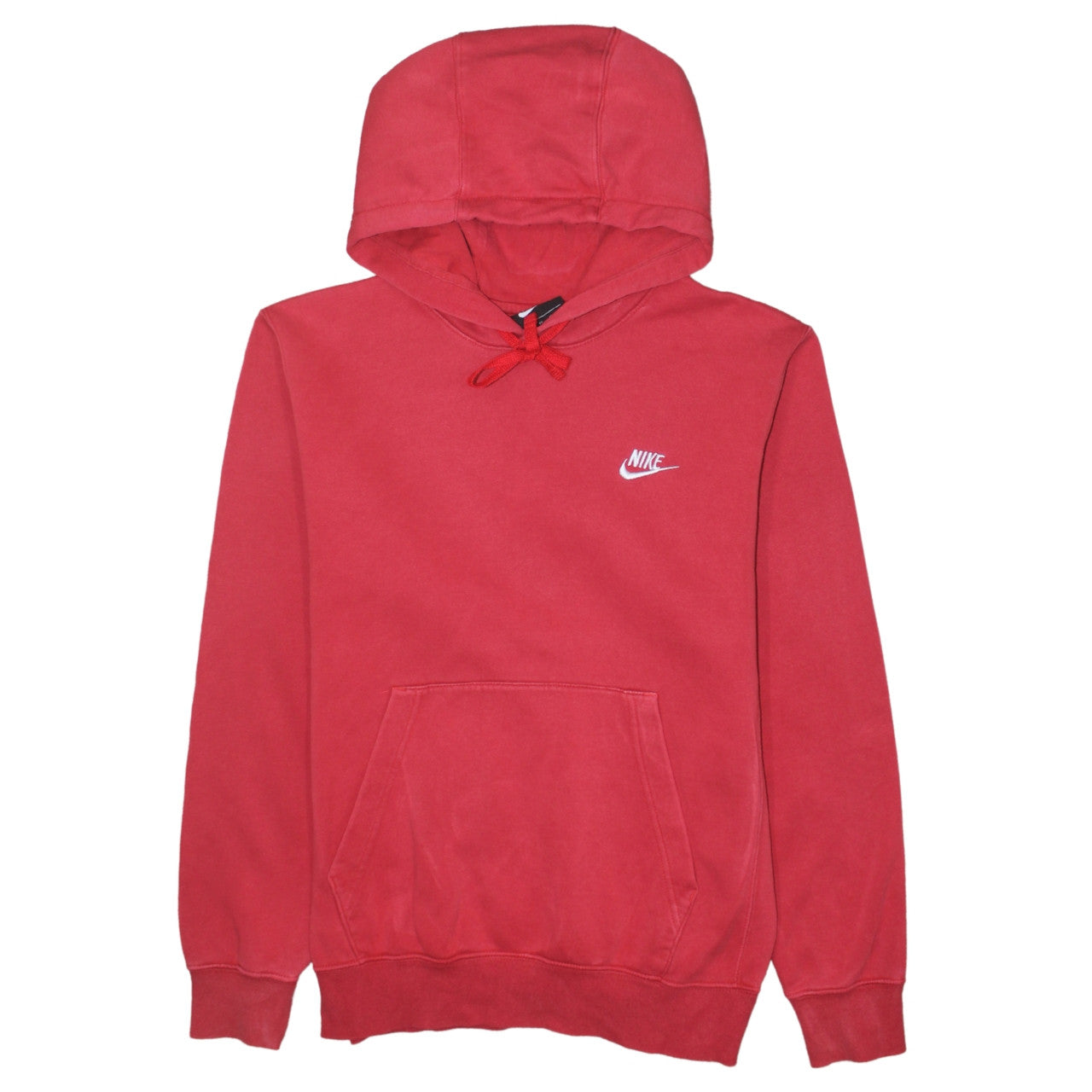 Mens UK Size XS Nike Red Pullover Hoodie