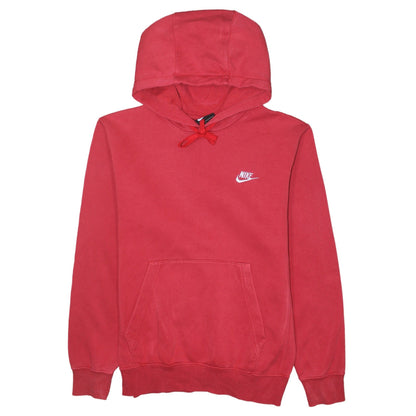Mens UK Size XS Nike Red Pullover Hoodie