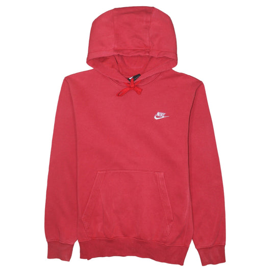 Mens UK Size XS Nike Red Pullover Hoodie
