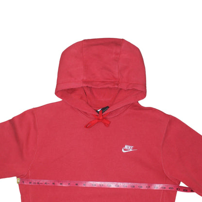 Mens UK Size XS Nike Red Pullover Hoodie