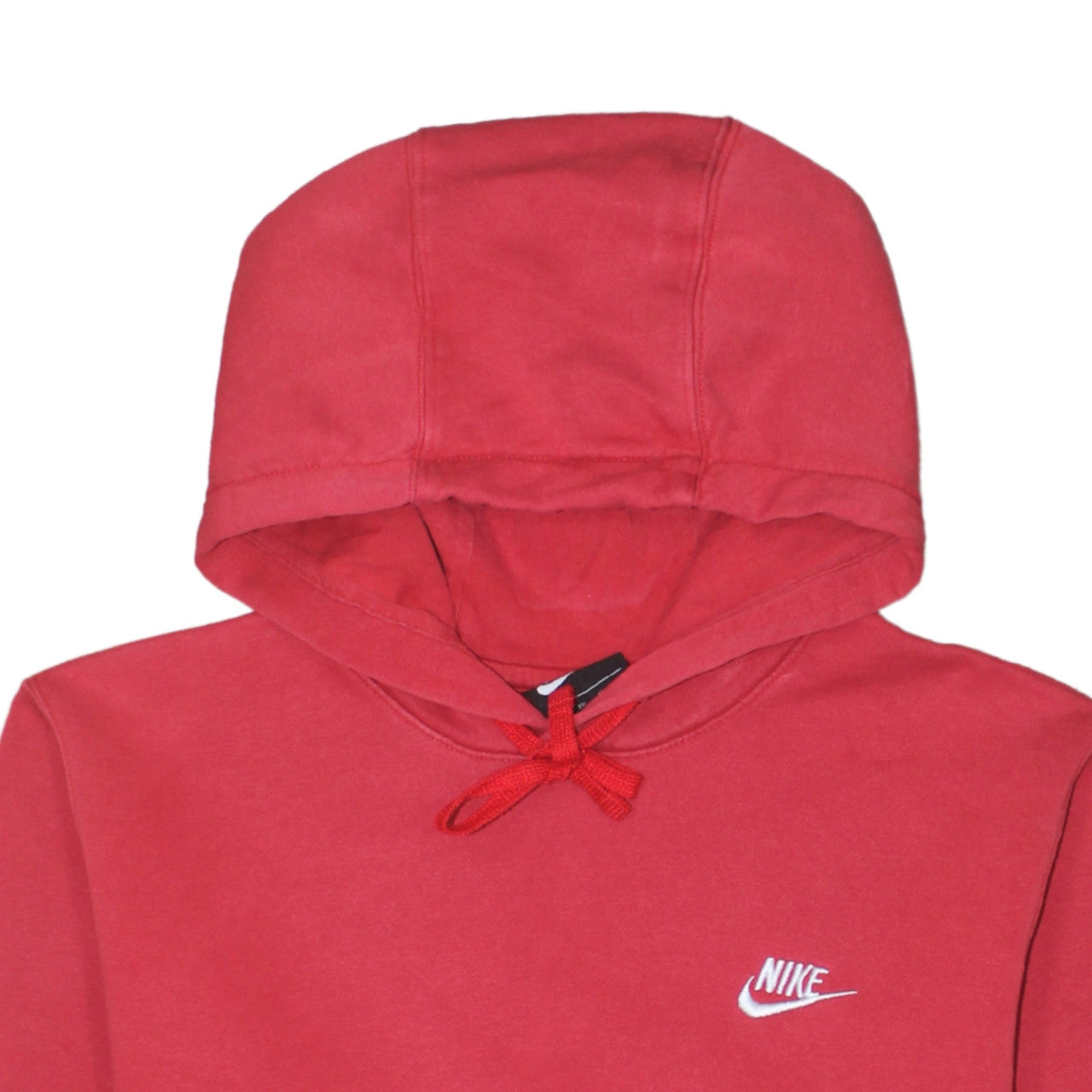 Mens UK Size XS Nike Red Pullover Hoodie