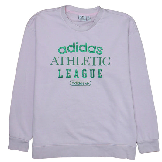 Womens UK Size 10 adidas White Pullover Sweatshirt