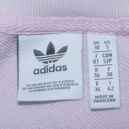 Womens UK Size 10 adidas White Pullover Sweatshirt